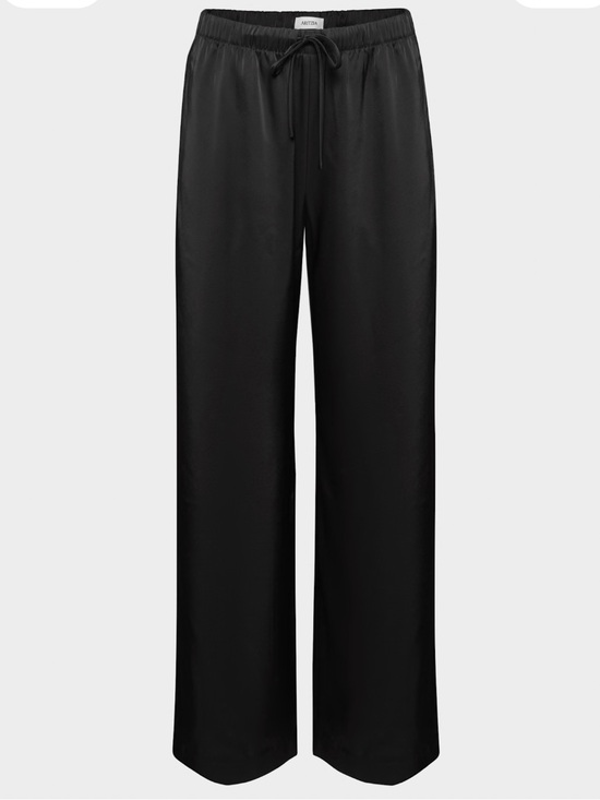 Wilfred Pants - Wilfred Lodge Satin Pants in Black (Size: M)